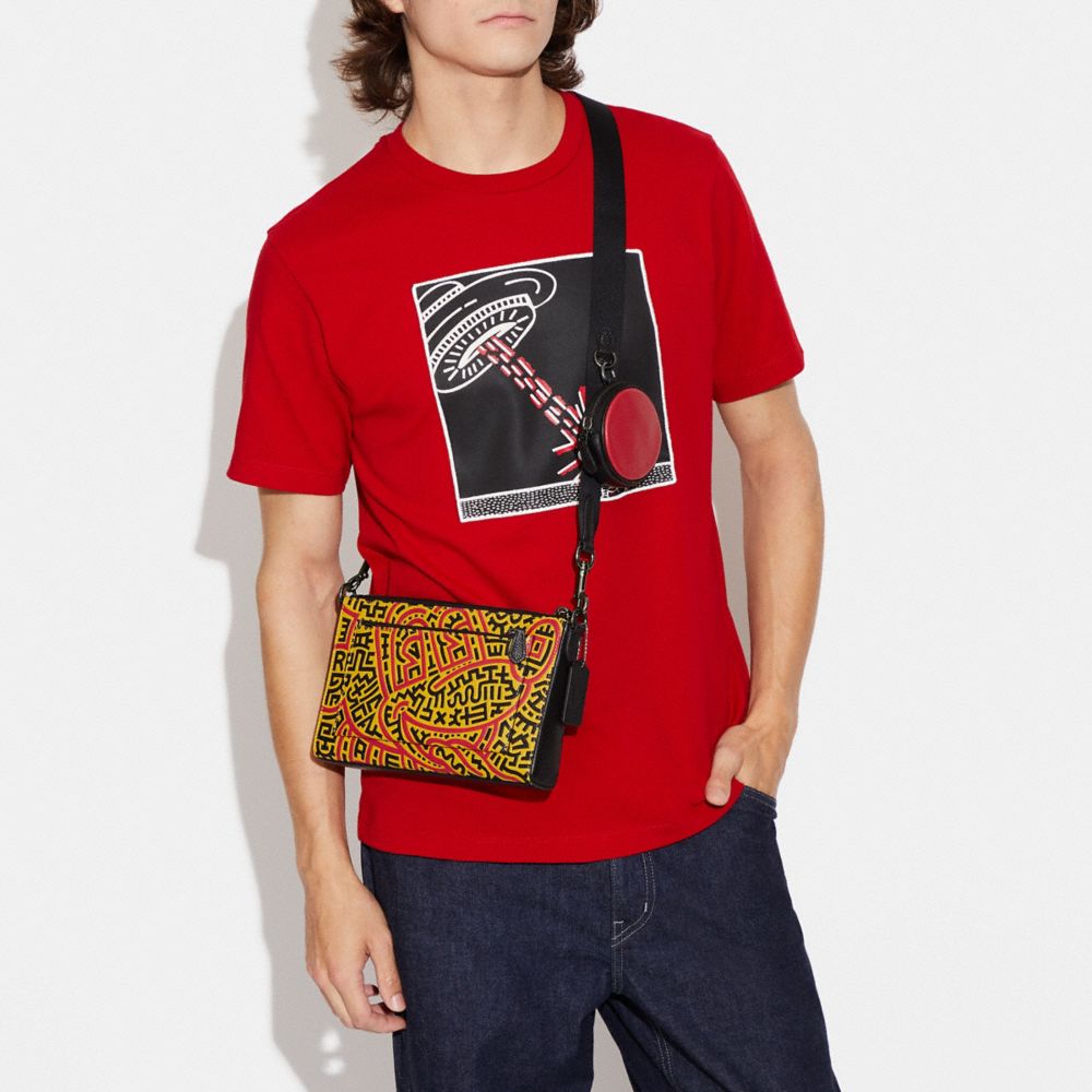 COACH®,Disney Mickey Mouse X Keith Haring Holden Crossbody,,Detail View