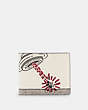 COACH®,DISNEY MICKEY MOUSE X KEITH HARING 3-IN-1 WALLET,Leather,QB/Chalk/Red Multi,Front View