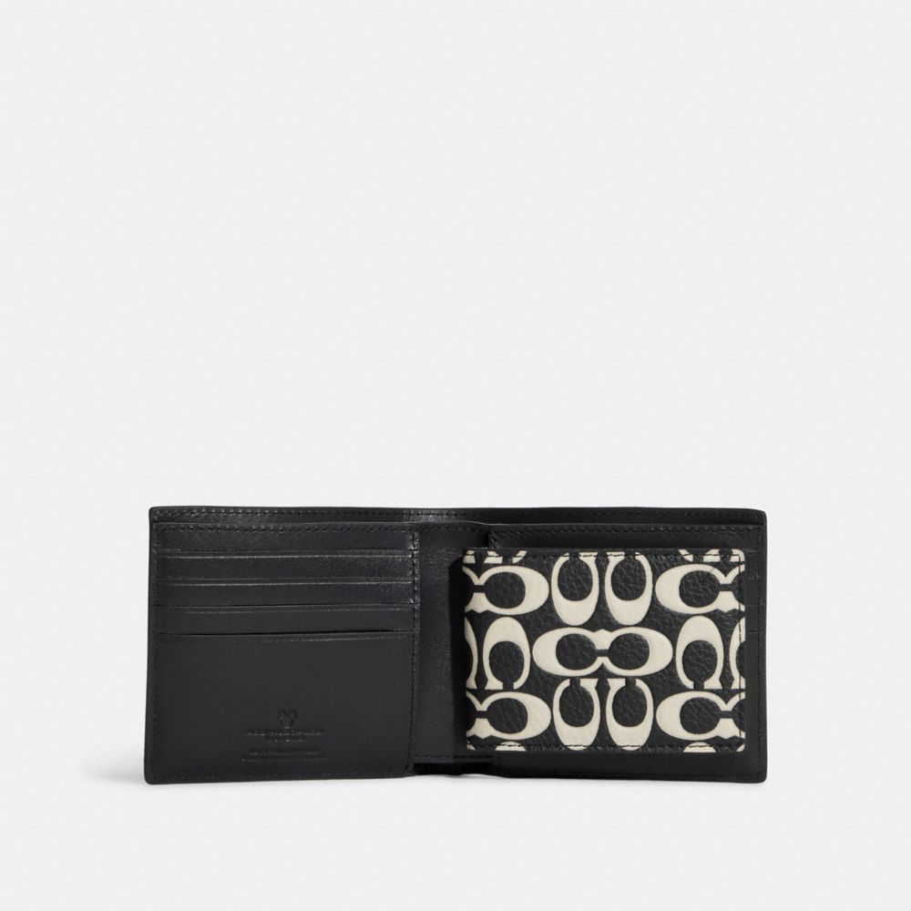 COACH®,Disney Mickey Mouse X Keith Haring 3 In 1 Wallet,,Inside View,Top View