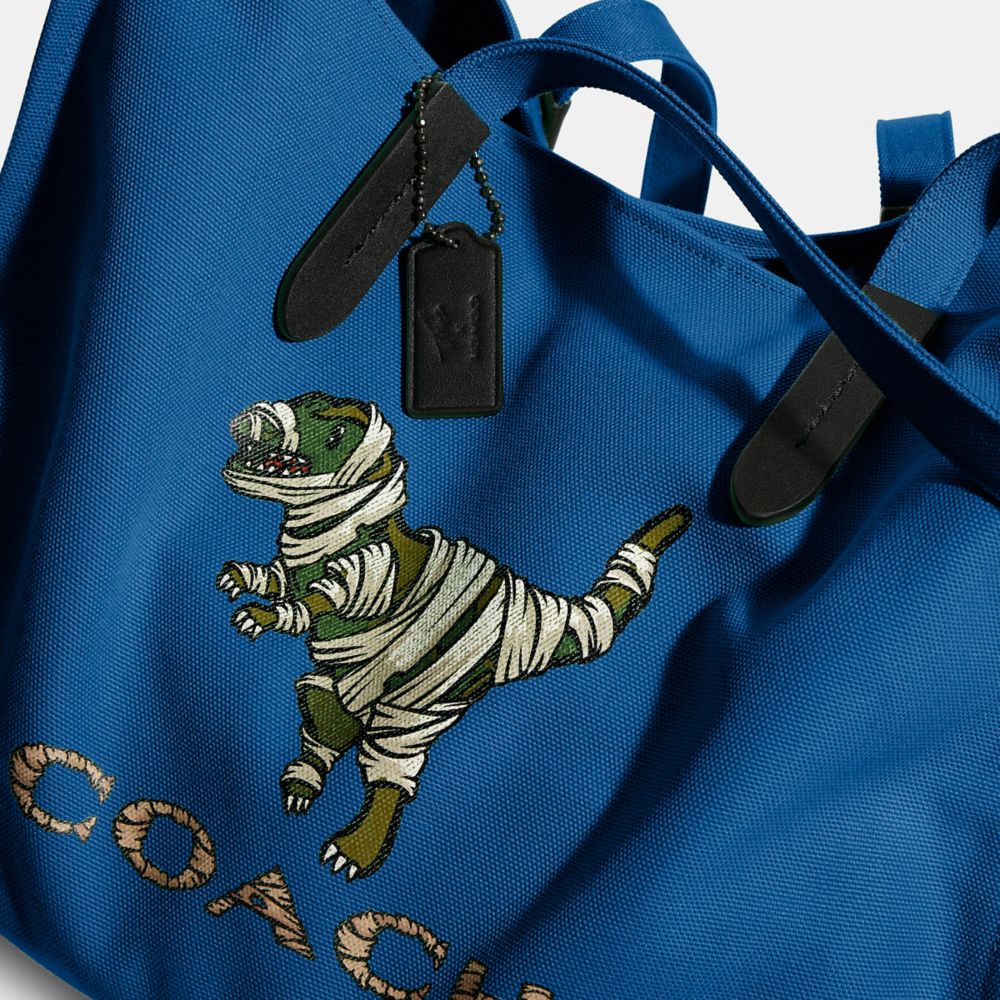 COACH® | Coach X Michael B. Jordan Canvas Tote 42 With Mummified Rexy