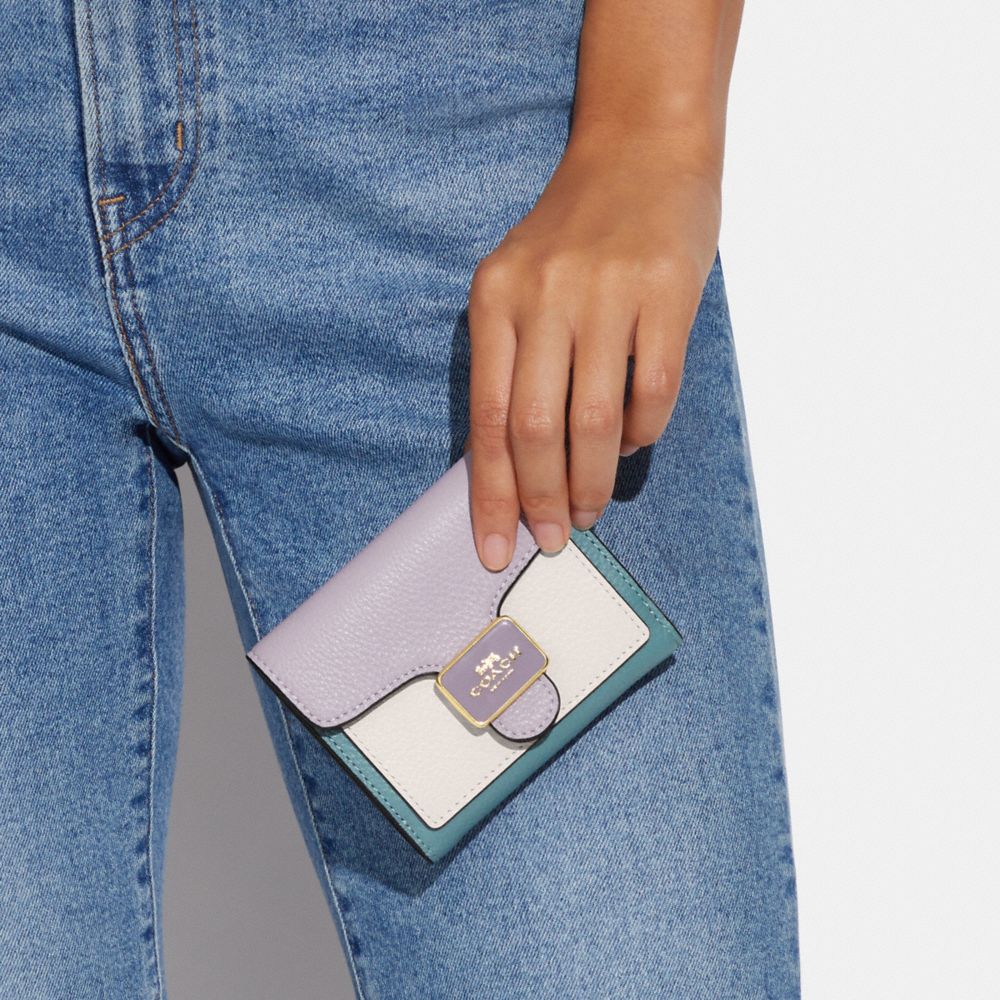 pepper wallet in colorblock