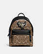 Coach X Michael B. Jordan Charter Backpack 24 In Mummified Signature Canvas With Rexy