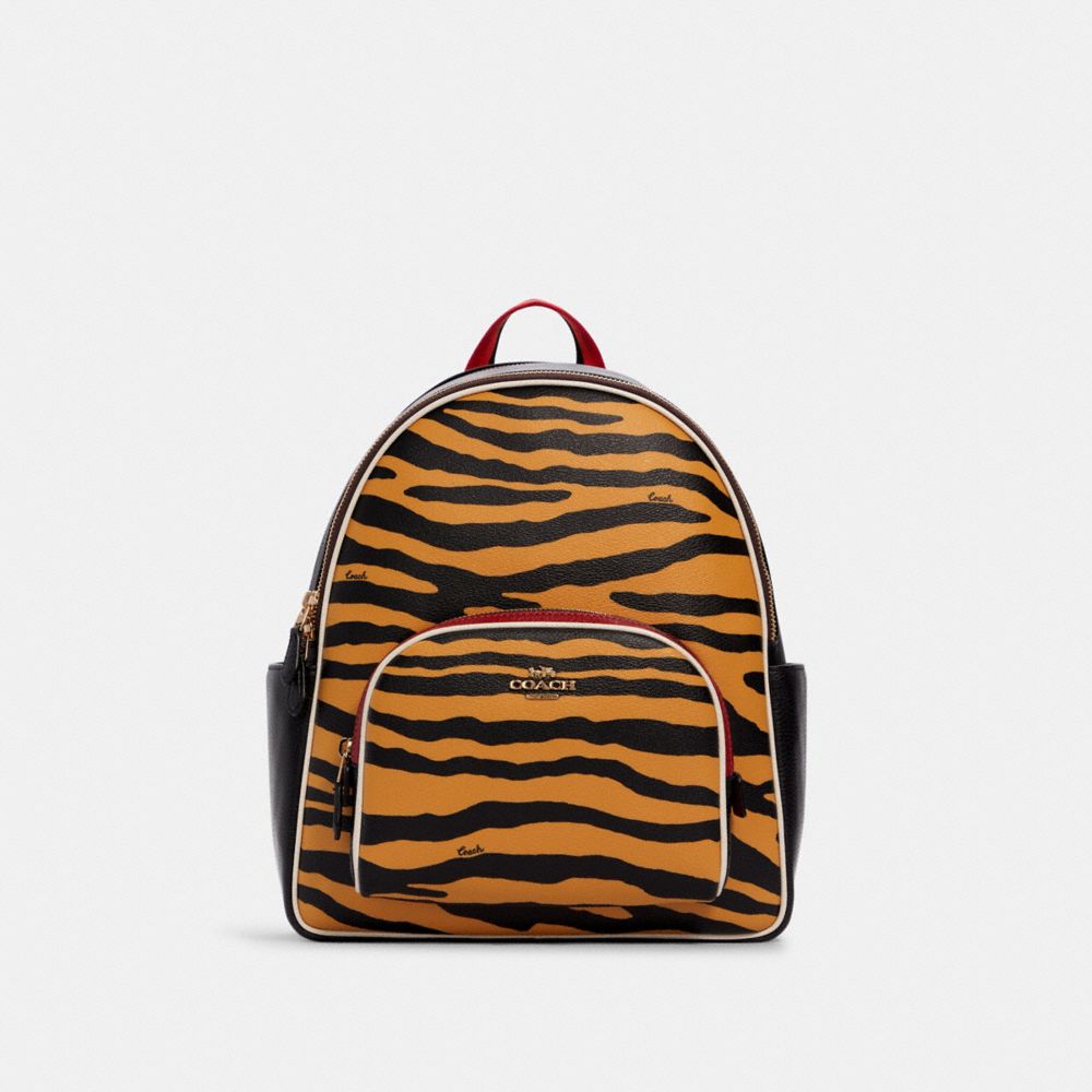 Tiger discount print backpack