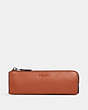 COACH®,ORGANIZATIONAL CASE,Leather,Black Antique Nickel/Sunset,Front View