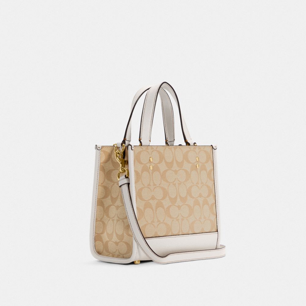 COACH® | Dempsey Tote Bag 22 In Signature Canvas With Tiger