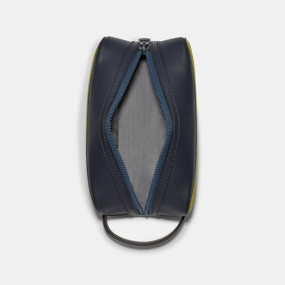 Large Travel Kit In Colorblock With Coach Patch