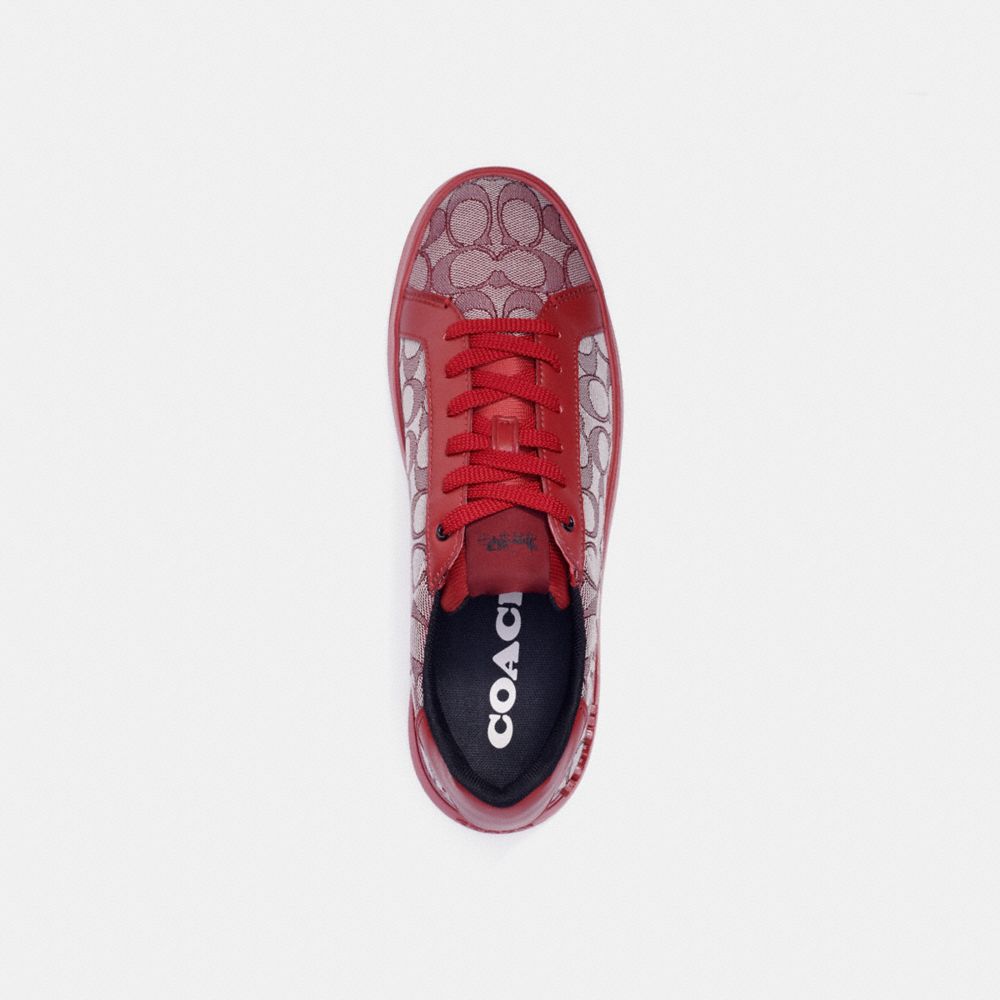 COACH®,Clip Low Top Sneaker,,Inside View,Top View
