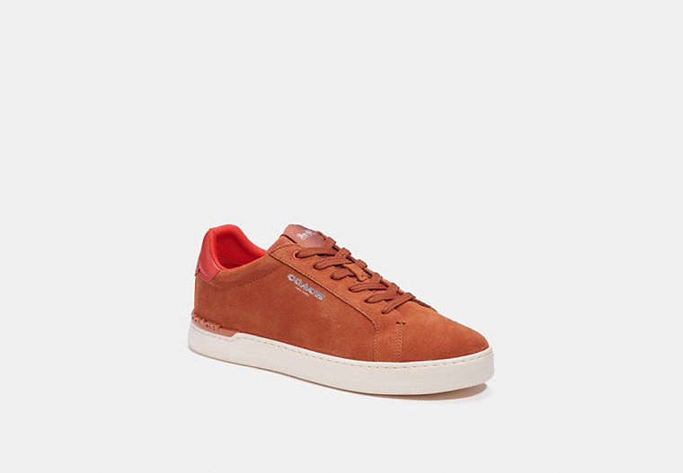 COACH®,CLIP LOW TOP SNEAKER,Canyon,Front View