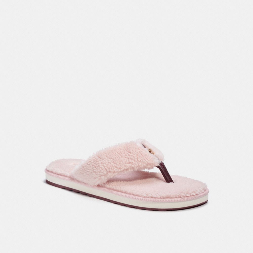 Coach slippers pink new arrivals