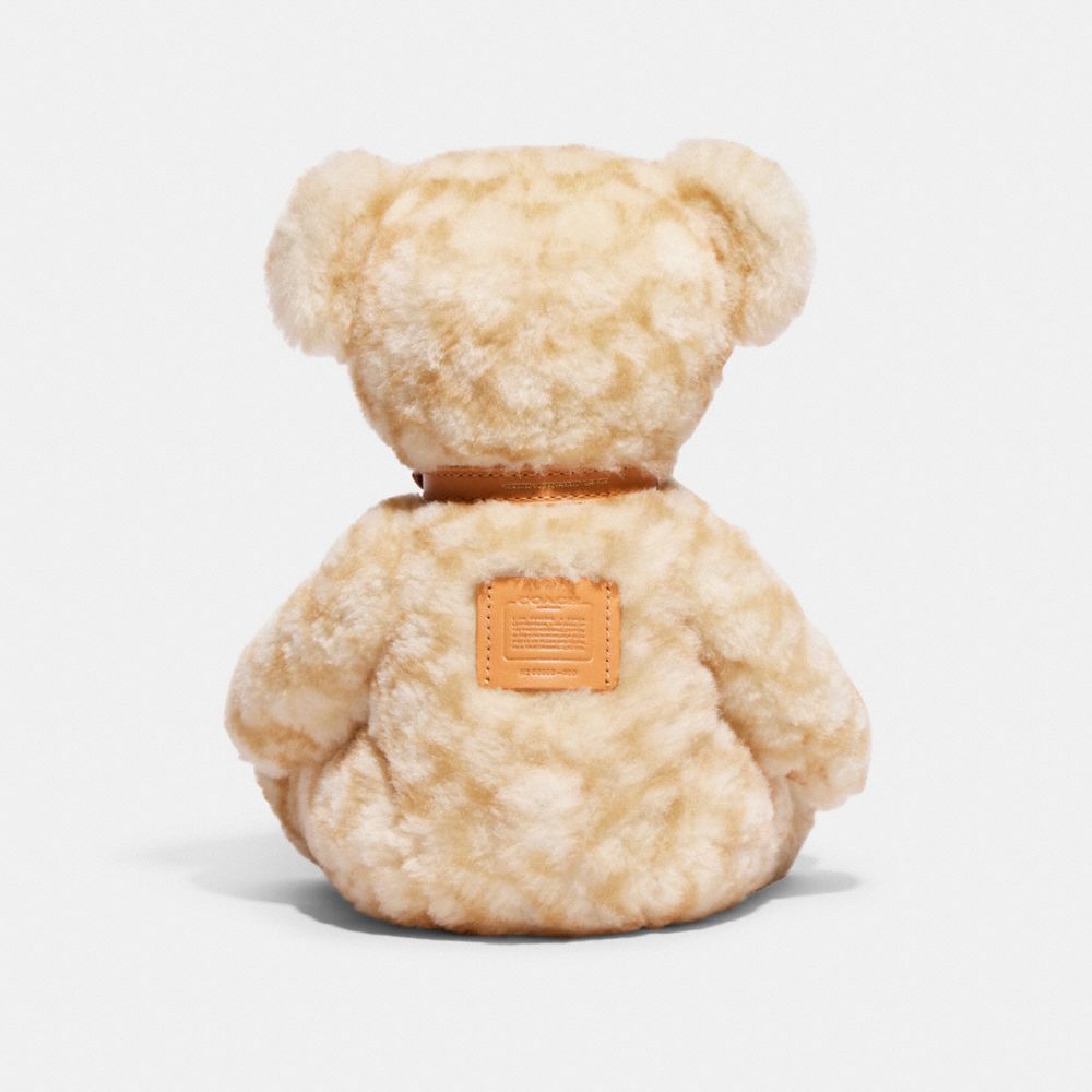 COACH®  Bear Collectible In Signature Shearling