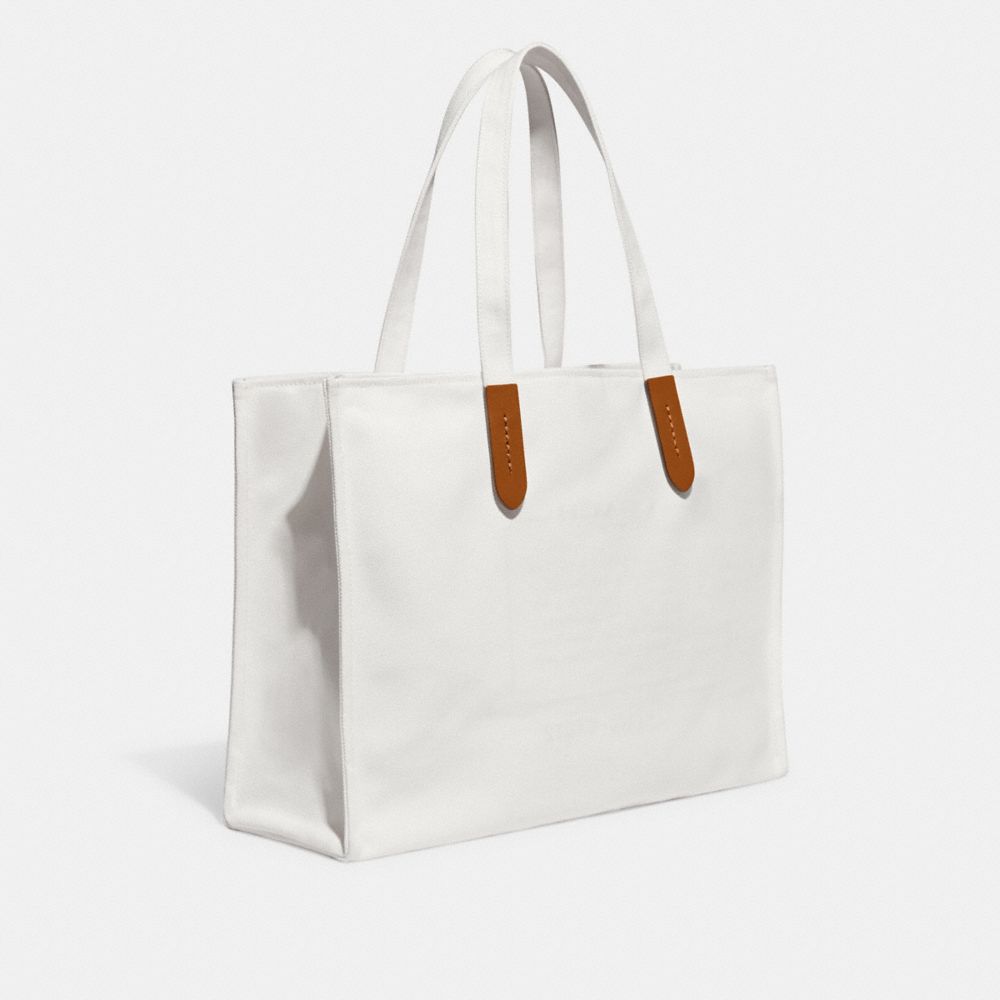 COACH 80TH ANNIVERSARY 100 PERCENT RECYCLED CANVAS TOTE 42