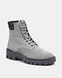 COACH®,CITYSOLE BOOT,Washed Steel,Front View
