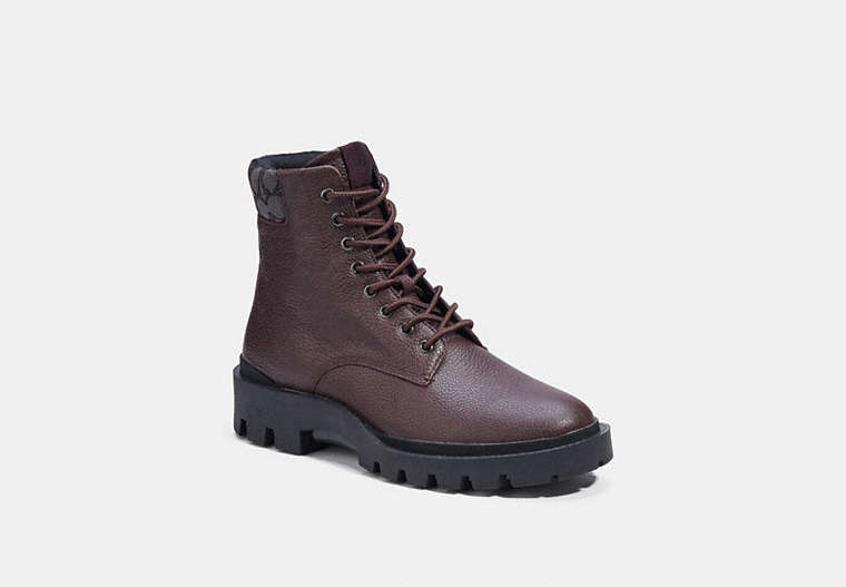 COACH®,CITYSOLE BOOT,Oxblood,Front View