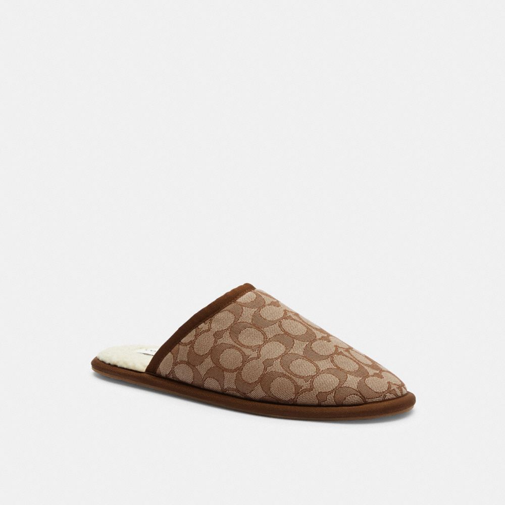 COACH Slipper In Signature Jacquard