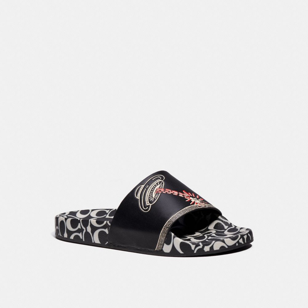 COACH Disney Mickey Mouse X Keith Haring Slide