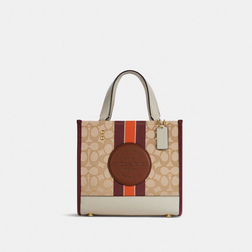 COACH® Outlet | Dempsey Tote Bag 22 In Signature Jacquard With Stripe ...