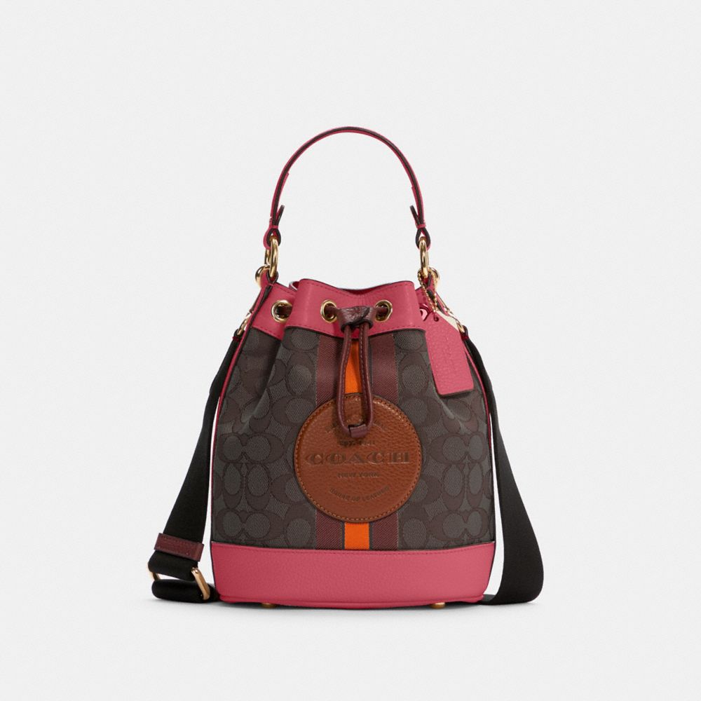 [M*B] Monogram Jacquard Bucket Bag