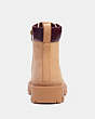 COACH®,CITYSOLE BOOT,Leather,Natural,Alternate View