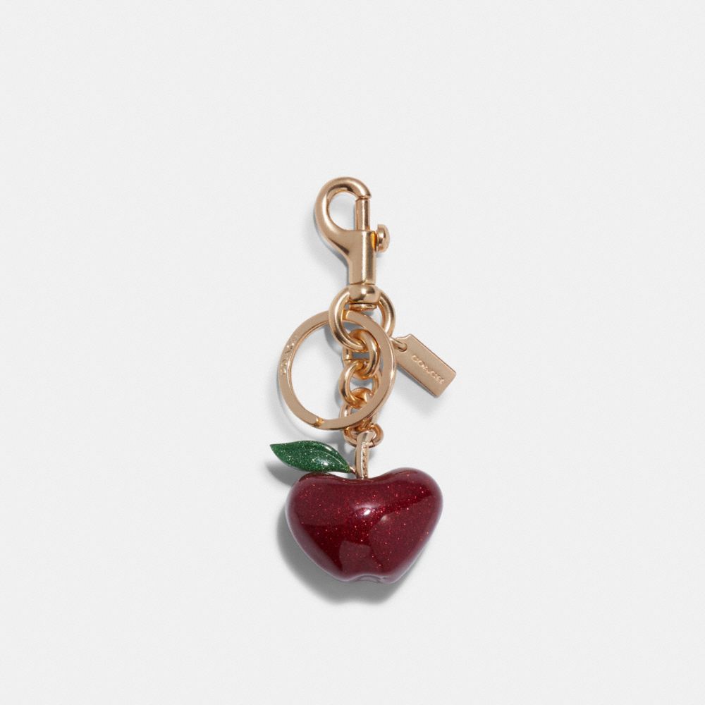 Apple Keychain Bag Charm