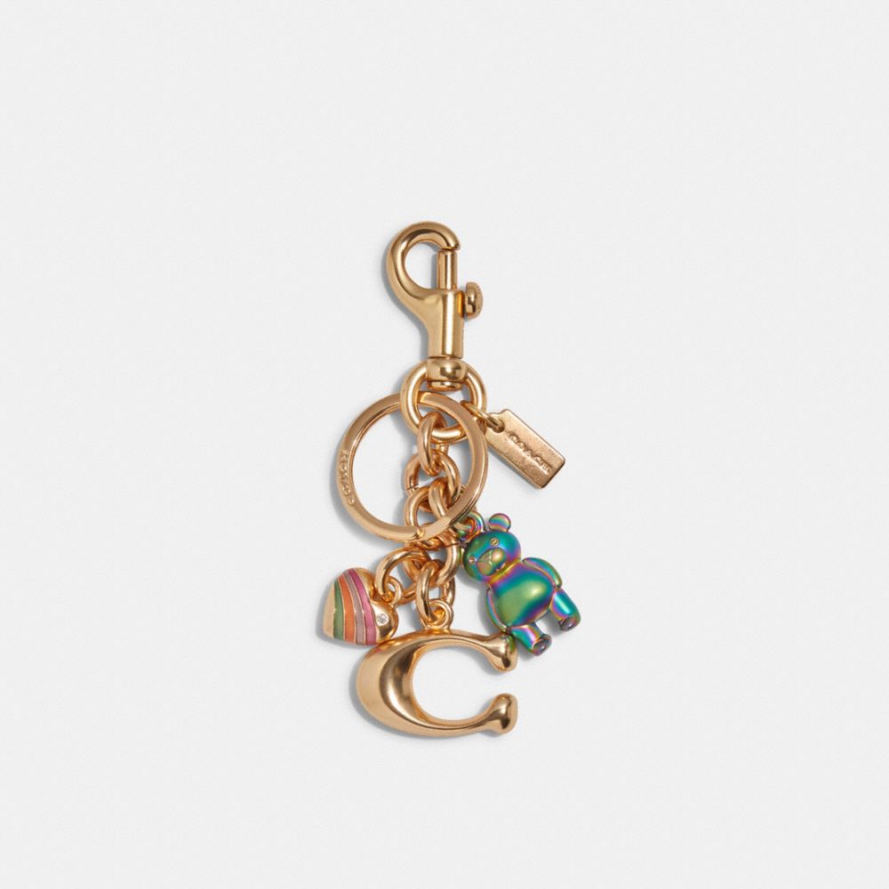 COACH®  Signature Cluster Mixed Charms Bag Charm