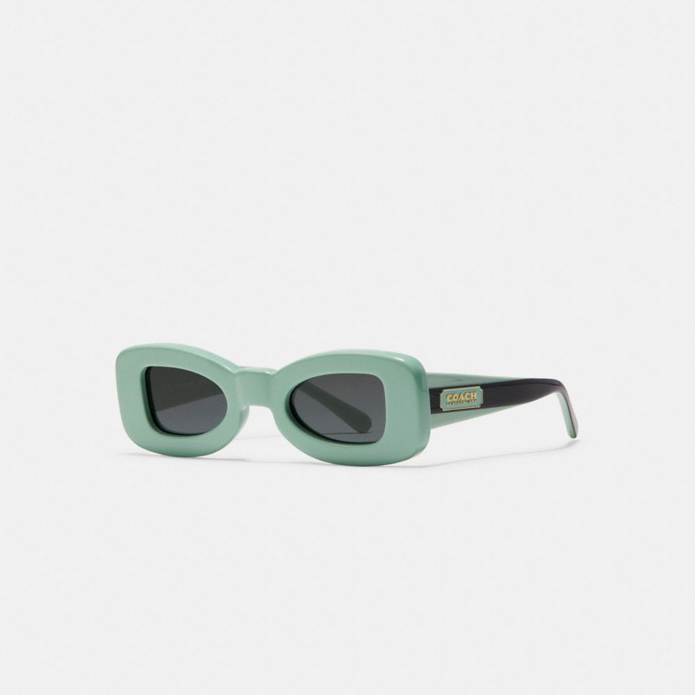 Green on sale coach sunglasses