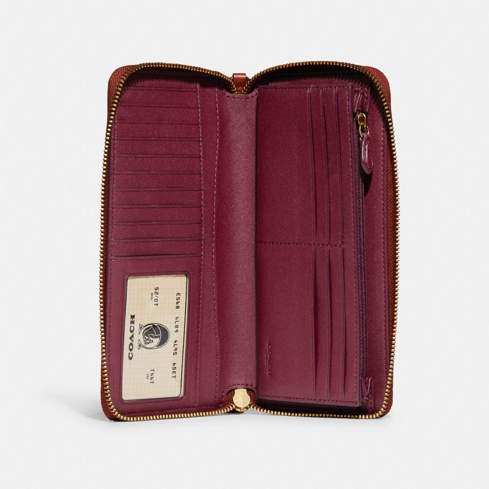 Coach continental zip around wallet new arrivals