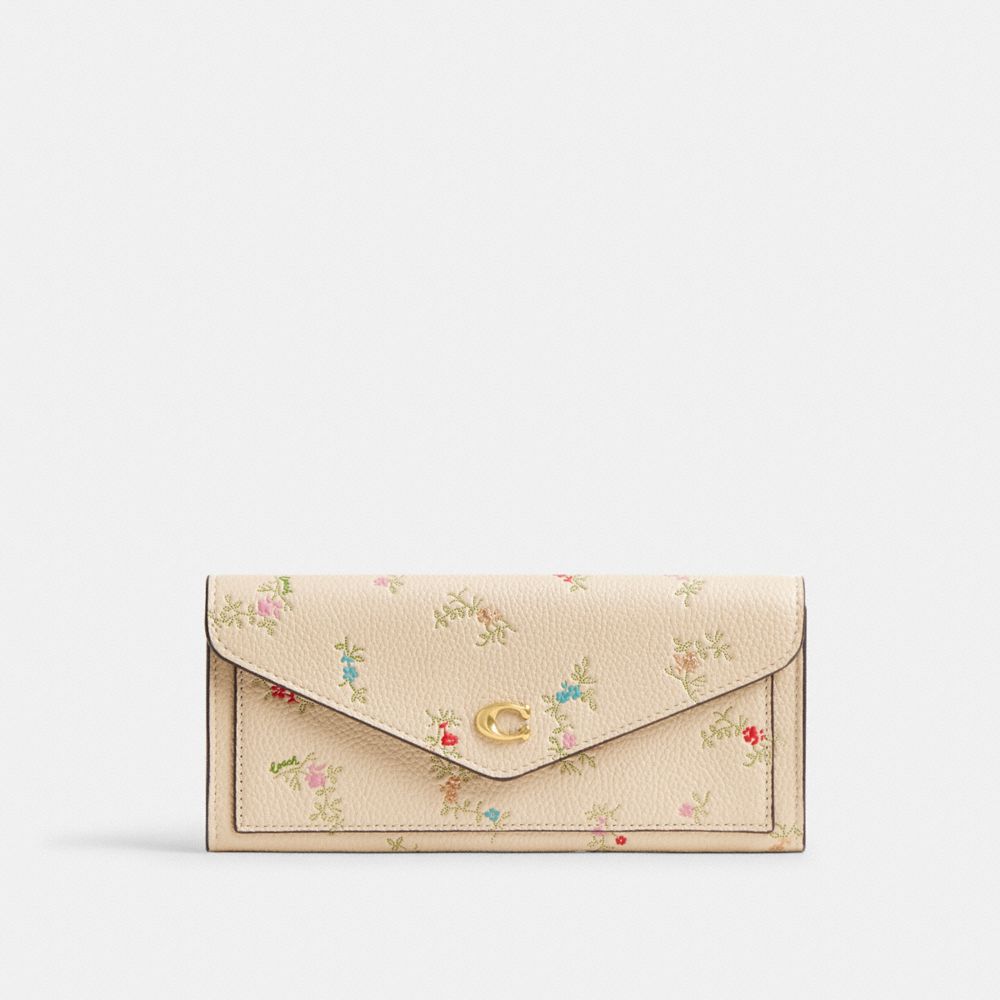 wyn soft wallet with floral print