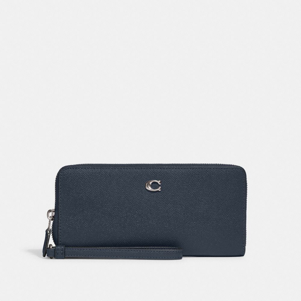 Coach continental best sale zip wallet