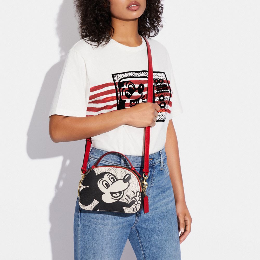 COACH OUTLET®  Disney Mickey Mouse X Keith Haring Mini Camera Bag