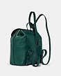 COACH®,KLEO BACKPACK,Gunmetal/Forest,Angle View