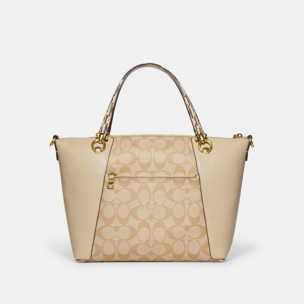 Prairie satchel in online signature canvas coach outlet