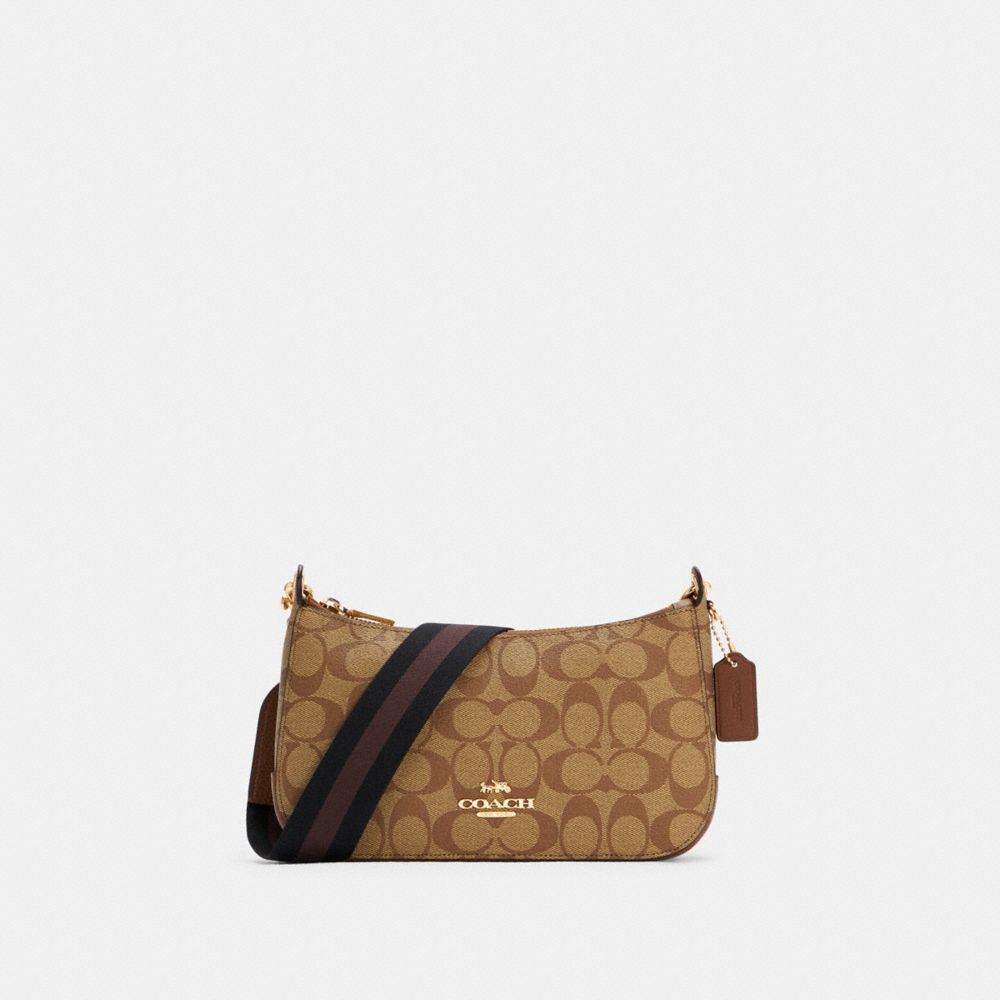 COACH® | Jes Baguette In Signature Canvas