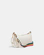 COACH®,JES BAGUETTE,Pebbled Leather,Small,Gold/Chalk,Angle View