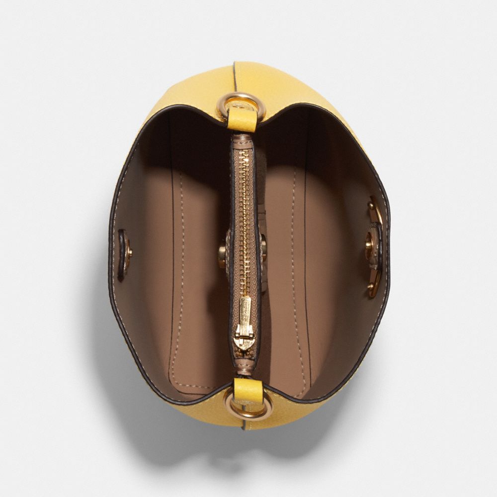 COACH®,Mini Town Bucket Bag,,Inside View,Top View