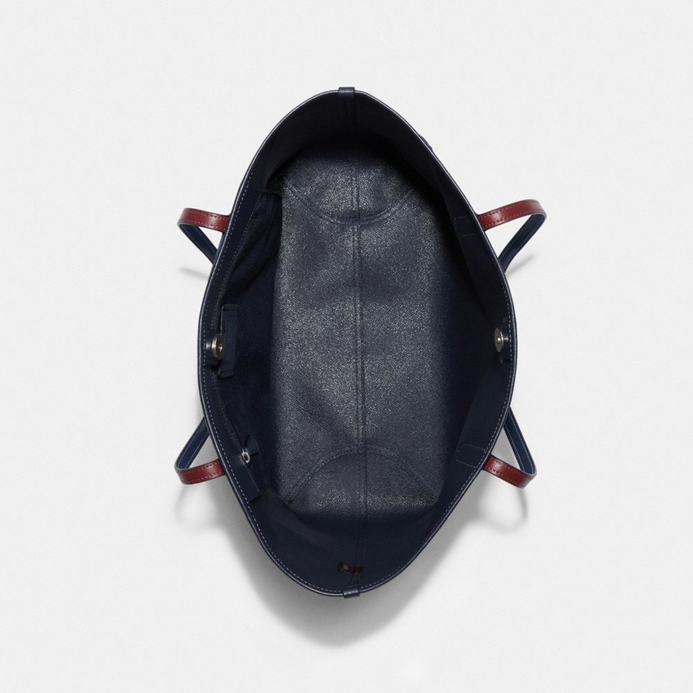 City Tote Bag With Floral Bow Print