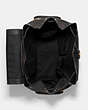 COACH®,BABY BACKPACK IN SIGNATURE CANVAS,Signature Coated Canvas,X-Large,Travel,Gold/Brown Black,Inside View,Top View