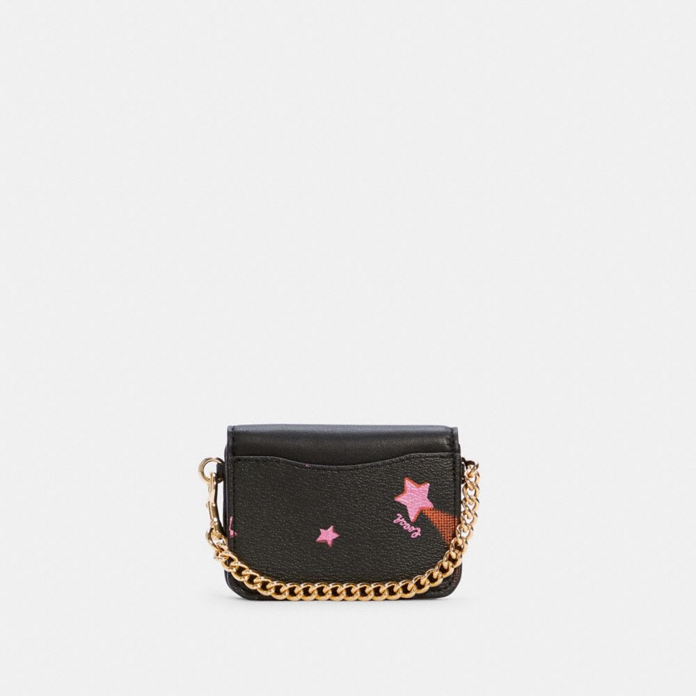 COACH☆POPPY CROSSBODY IN SIGNATURE CANVAS WITH DISCO STAR Coach Poppy Crossbody Signature Canvas With Disco Star Print