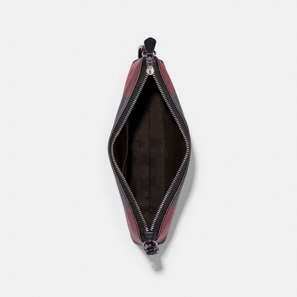 Zip Top Crossbody With Buffalo Plaid Print