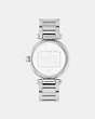 COACH®,CARY WATCH, 34MM,Metal,Stainless Steel,Back View
