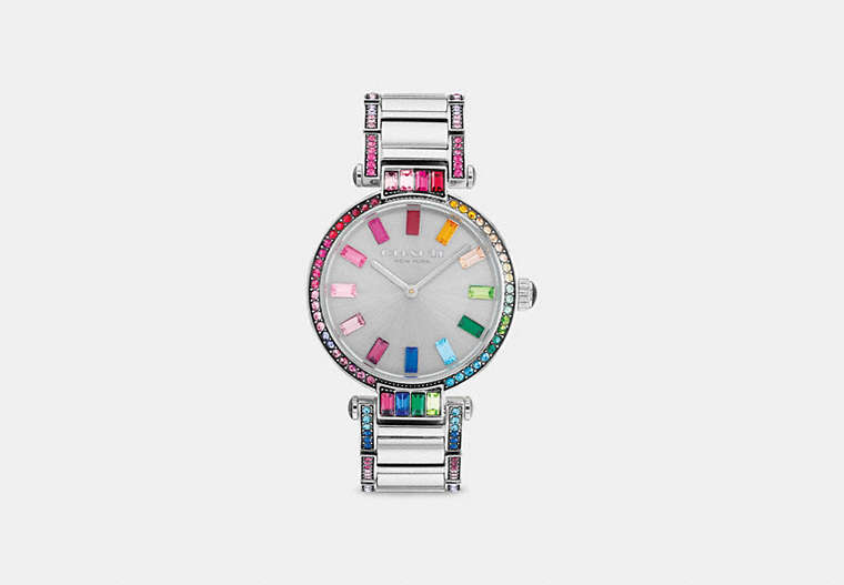 COACH®,CARY WATCH, 34MM,Metal,Multi,Front View