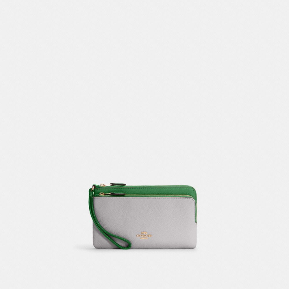 COACH OUTLET Double Zip Wallet In Colorblock