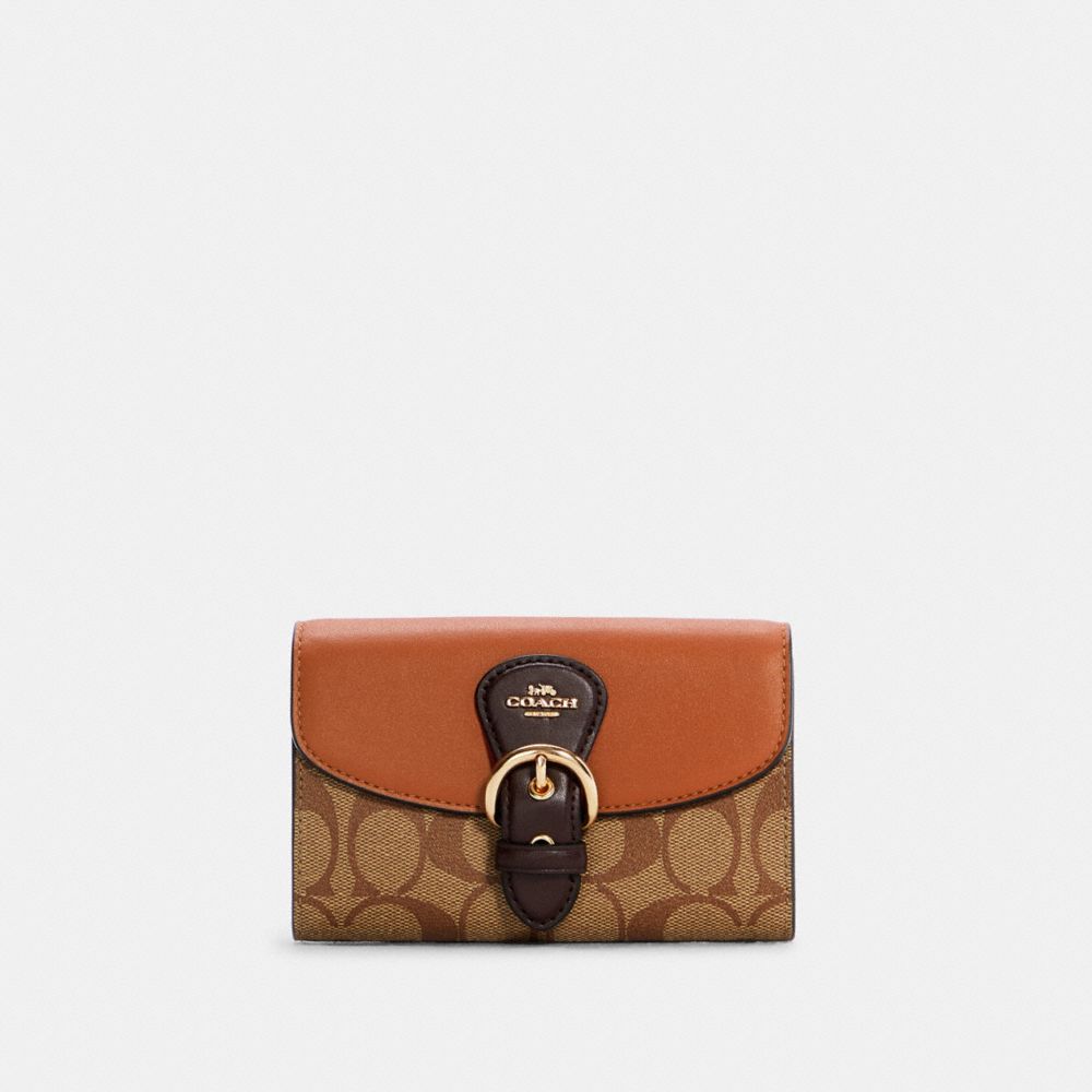 COACH OUTLET® | Kleo Wallet In Signature Canvas