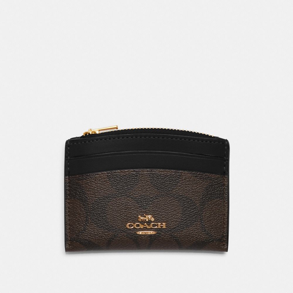 Coach Essential Leather Cardholder Black