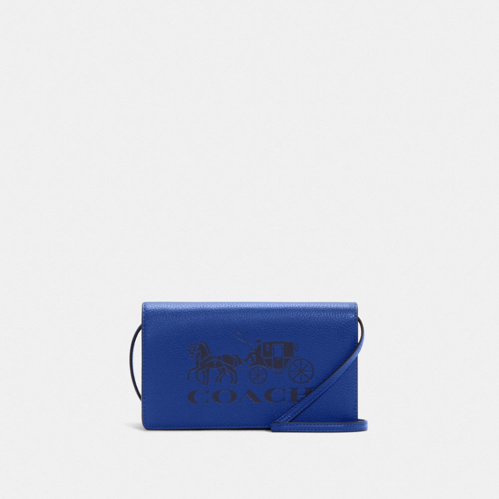 セールCoach Annaホース＆キャリッジクロスボディクラッチ財布 公式】コーチアウトレット | アンナ フォルドオーバー クラッチ