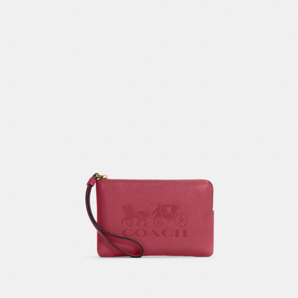 Coach, Bags, Coach Wristlet In Hot Pink With Card Slots