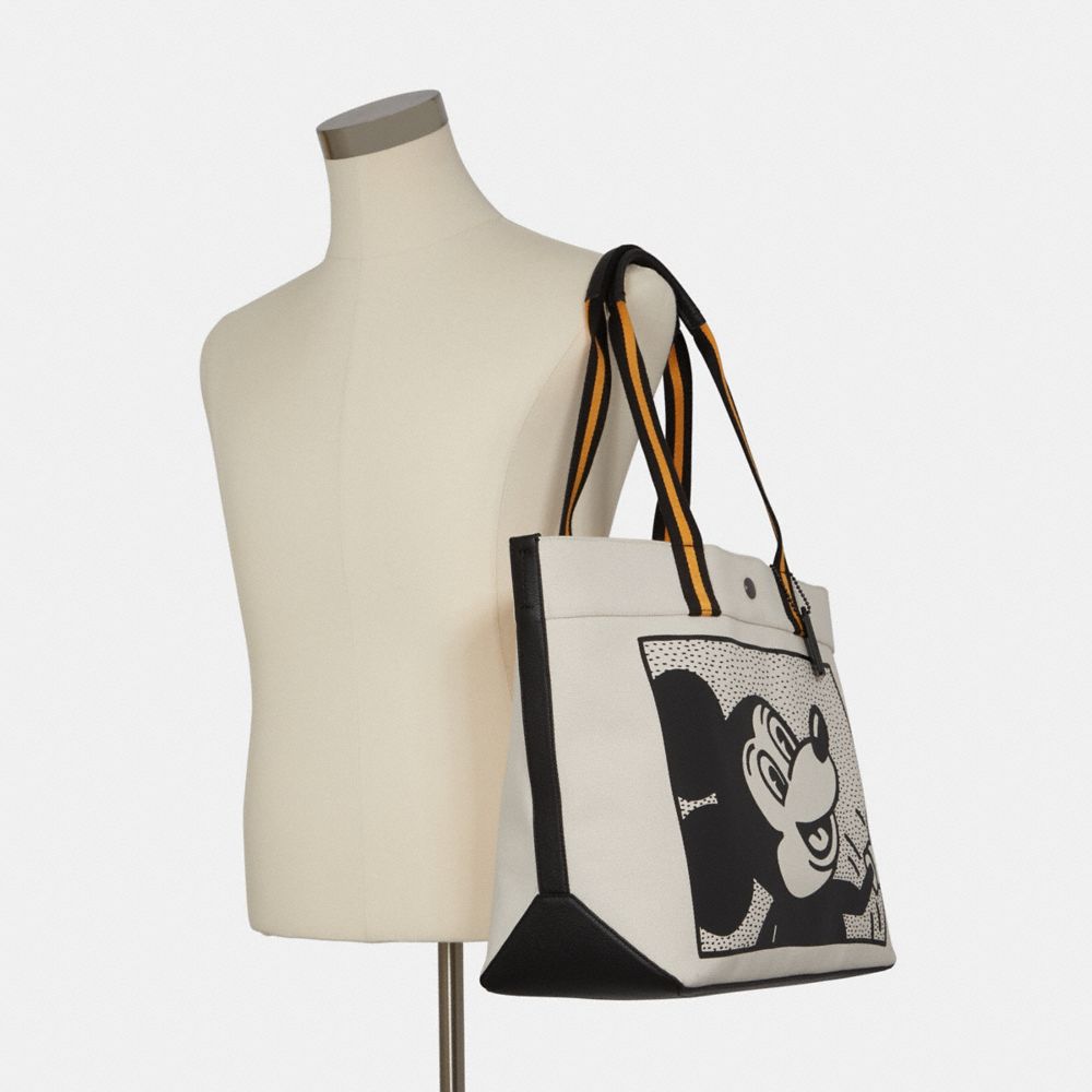 COACH®,Disney Mickey Mouse X Keith Haring Tote Bag 38,,Alternate View