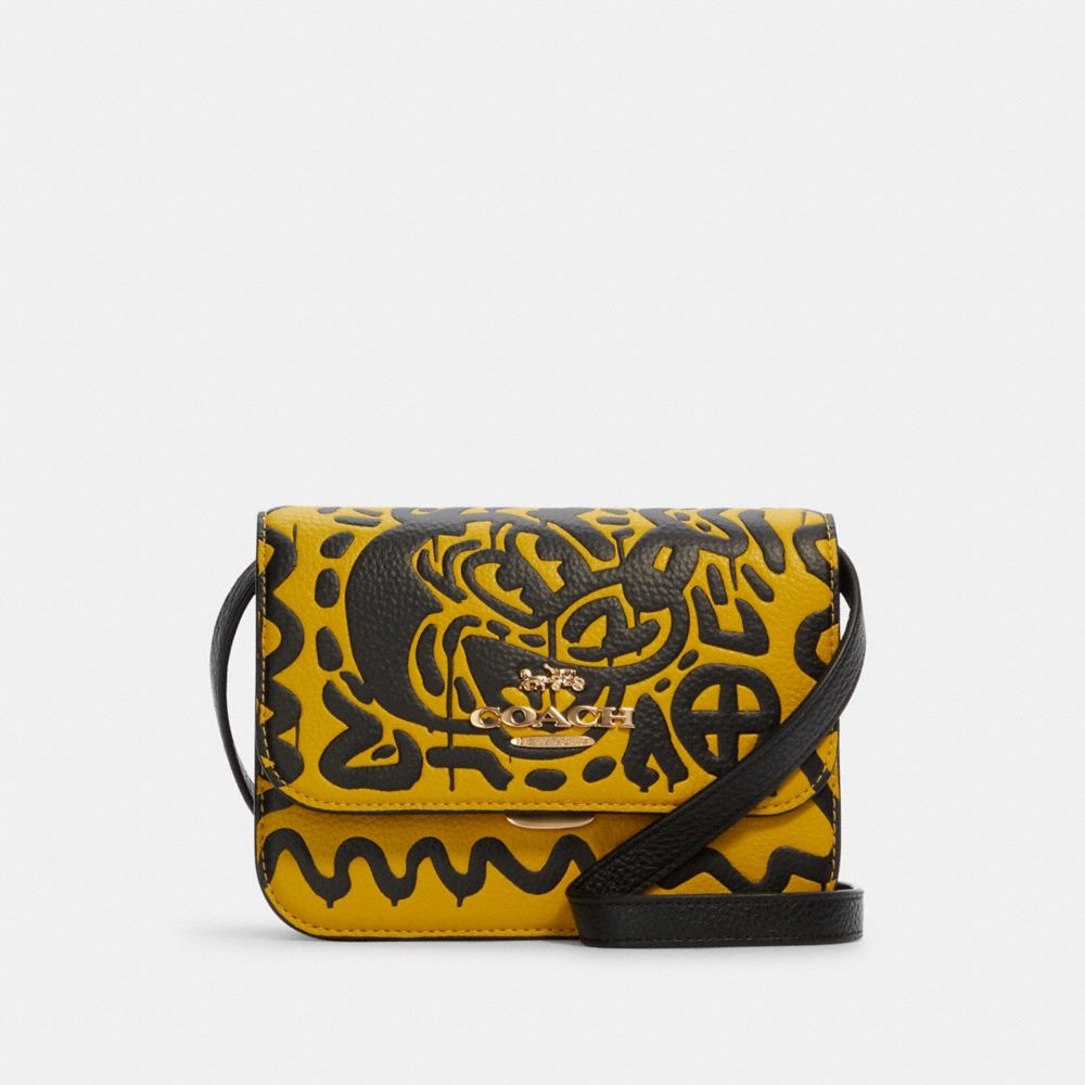 COACH Disney Mickey Mouse X Keith Haring Mini Brynn Crossbody