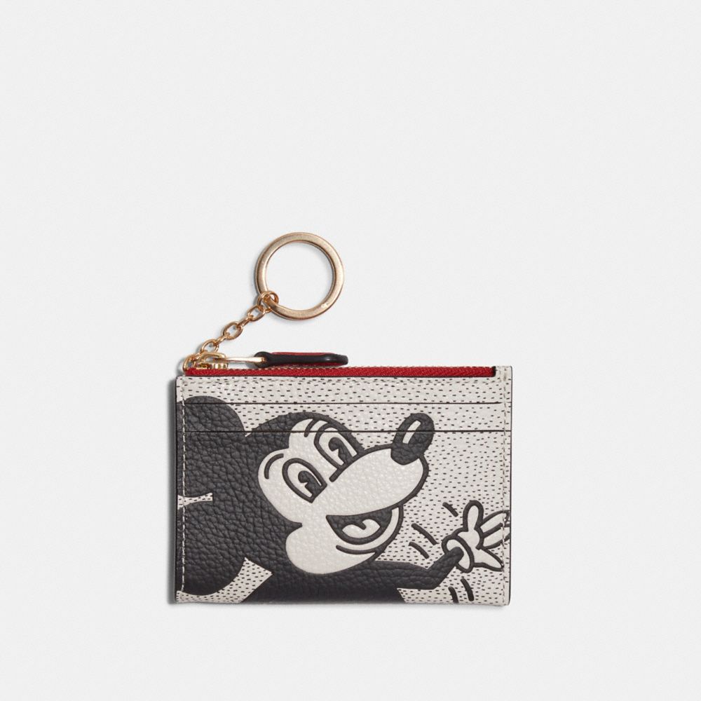 COACH® | Disney Mickey Mouse X Keith Haring Mini Skinny Id Case