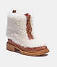 COACH®,LEONA BOOT,Leather,Honeygum,Front View