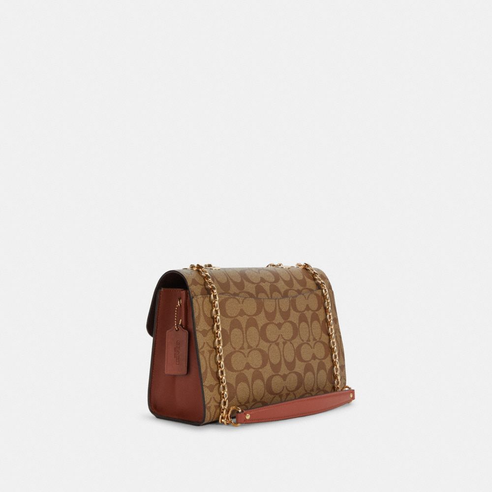 COACH OUTLET®  Lane Carryall In Blocked Signature Canvas